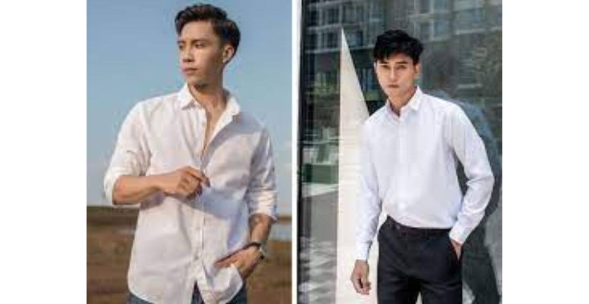 Áo sơ mi nam vừa vặn dáng suông nhẹ