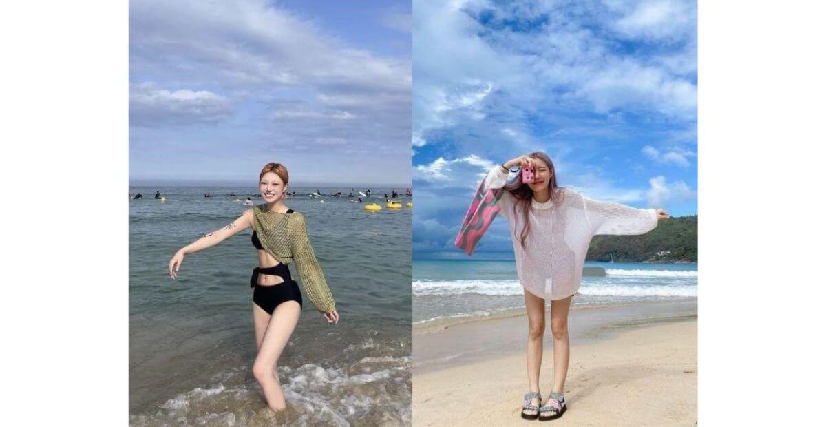 Bikini cạp cao mix sơ mi oversize khoác ngoài