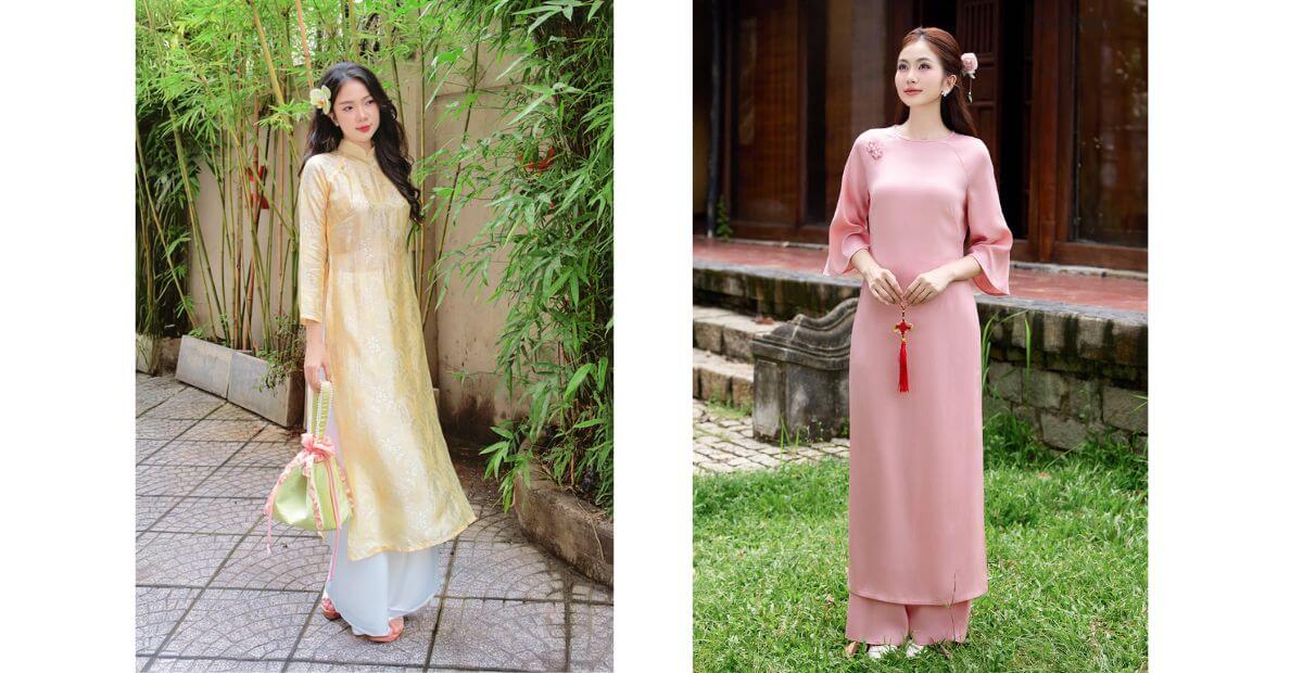 Chất liệu áo dài nào phù hợp với người gầy