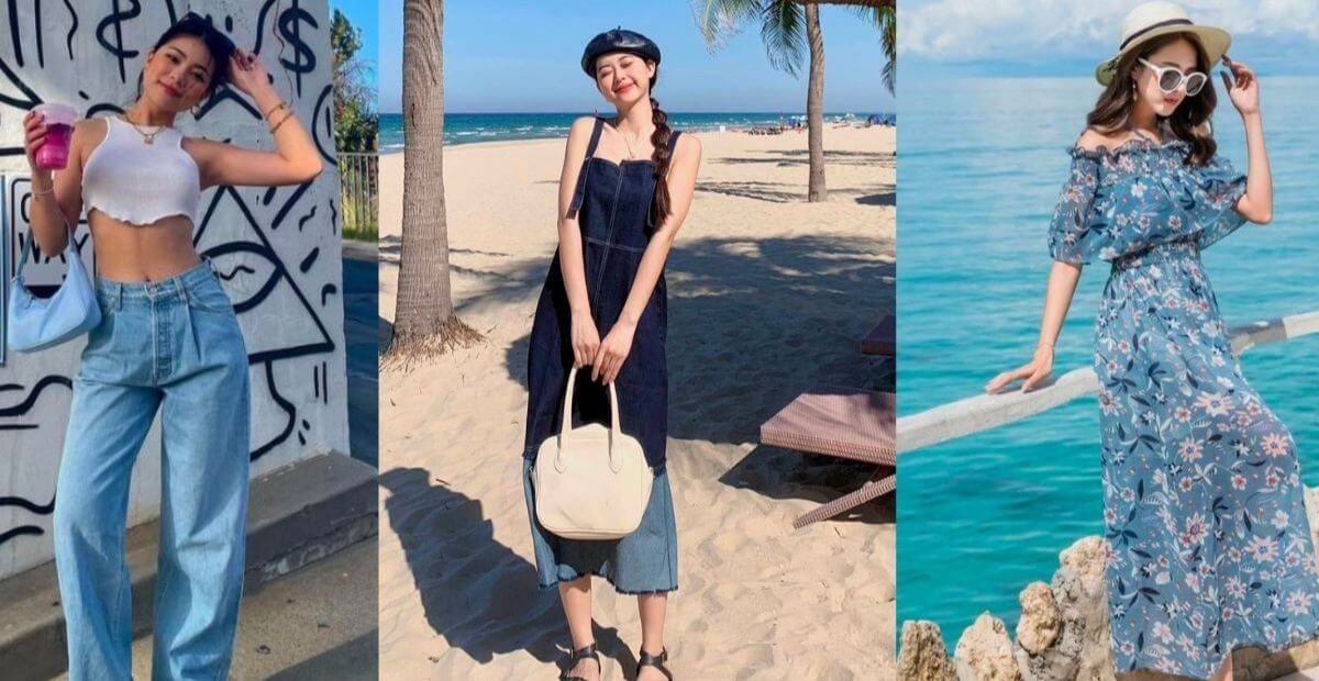Đi biển mặc gì chụp hình đẹp