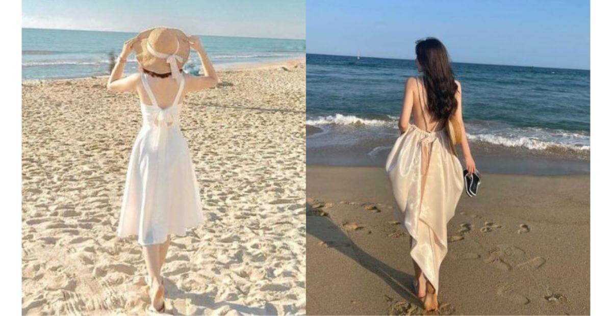Đi biển mặc váy gì để thoải mái mà vẫn nổi bật
