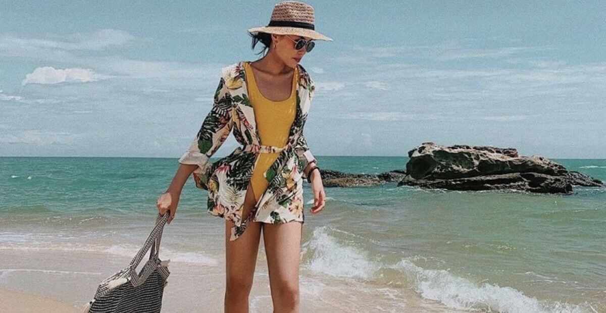 Gợi ý 5 outfit đi biển cực xinh cho nàng vai to