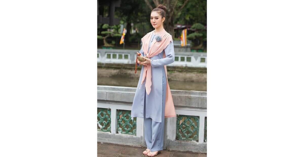 Màu lam tro nhạt (xanh tro nhạt) Biểu tượng của sự an tịnh