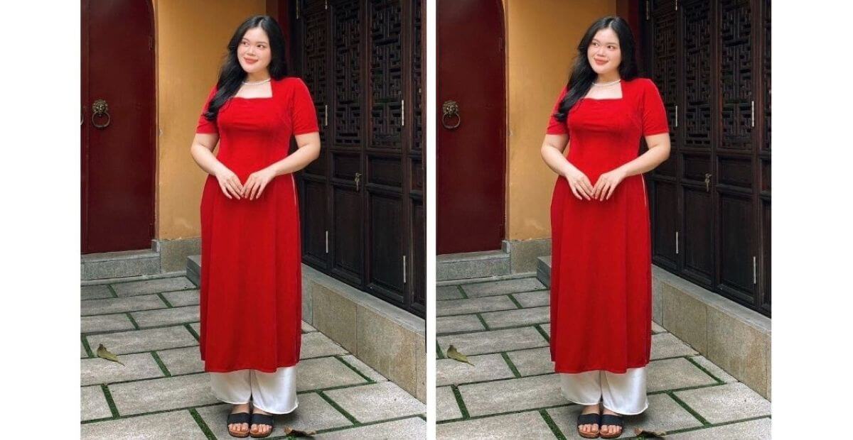 Người béo mặc áo dài màu gì che khuyết điểm và tôn lên nét duyên dáng