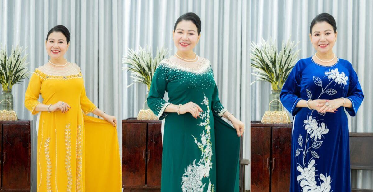 Người mập nên mặc áo dài kiểu gì tôn dáng mà vẫn thoải mái