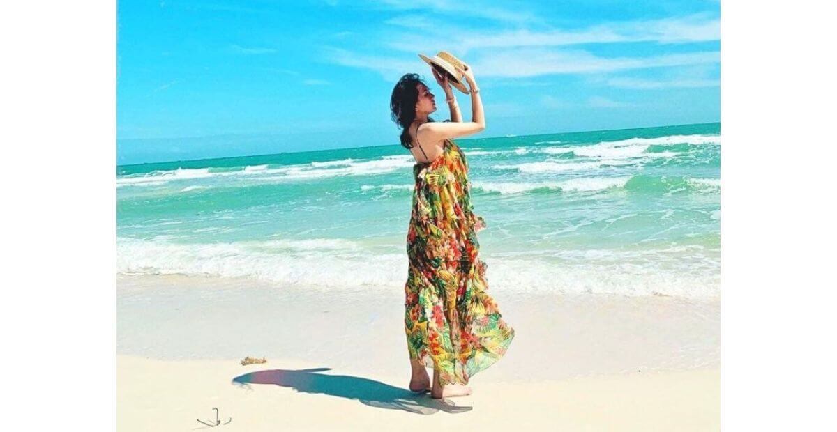 Những lưu ý khi chọn đồ đi biển cho nàng lựa chọn béo bụng nên mặc gì đi biển