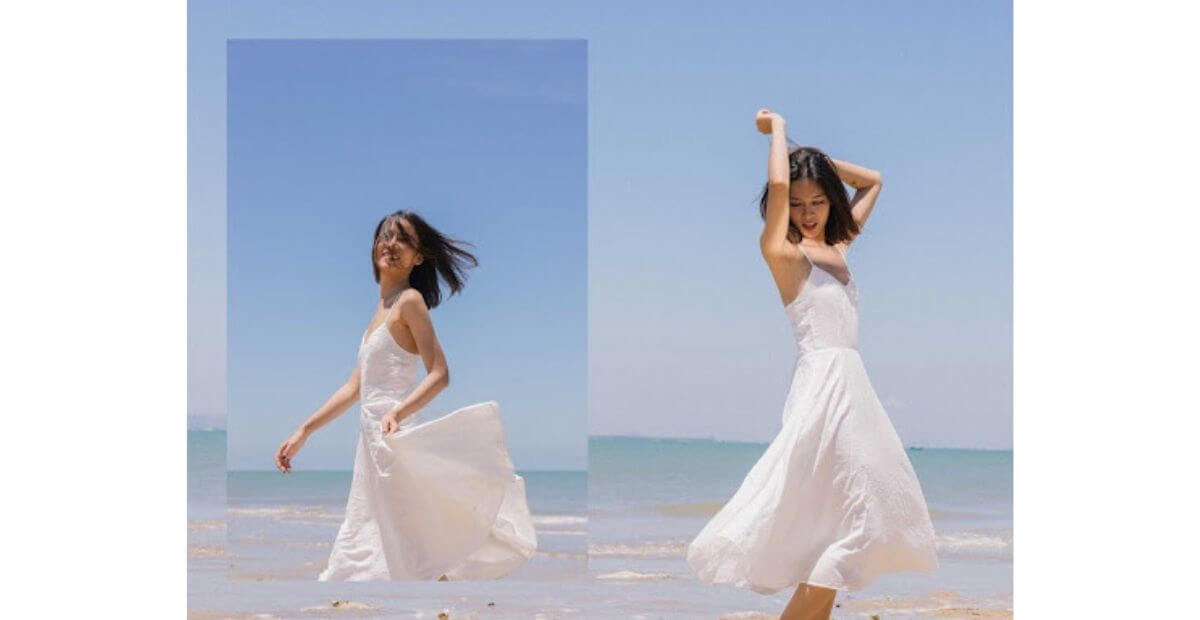 Phong cách nữ tính phối đi biển mặc váy màu gì theo vibe cá nhân