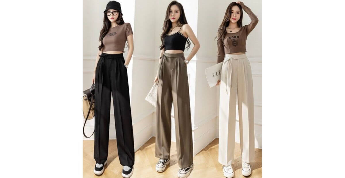 Quần culottes cạp cao