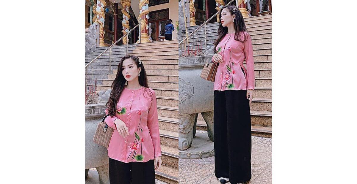 Top 10 gợi ý trang phục mặc đi chùa đầu năm đẹp