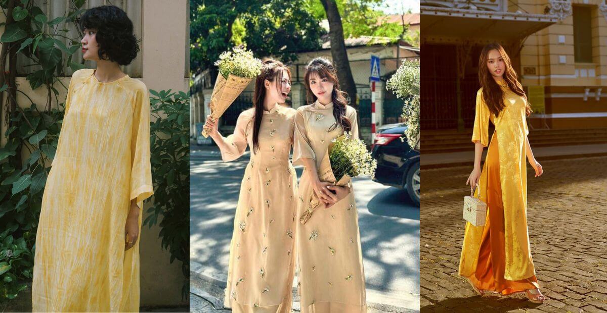 Vàng mơ tươi tắn, sang trọng, lý tưởng cho dịp lễ Tết