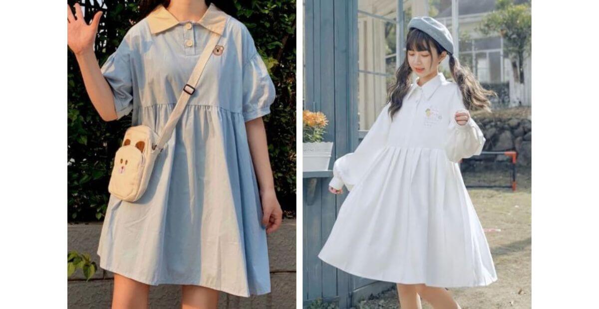 Váy babydoll, váy chữ A phồng nhẹ