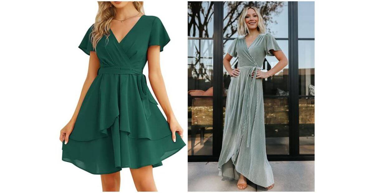 Váy wrap (váy quấn) giải pháp tối ưu cho người thấp béo mặc váy đẹp