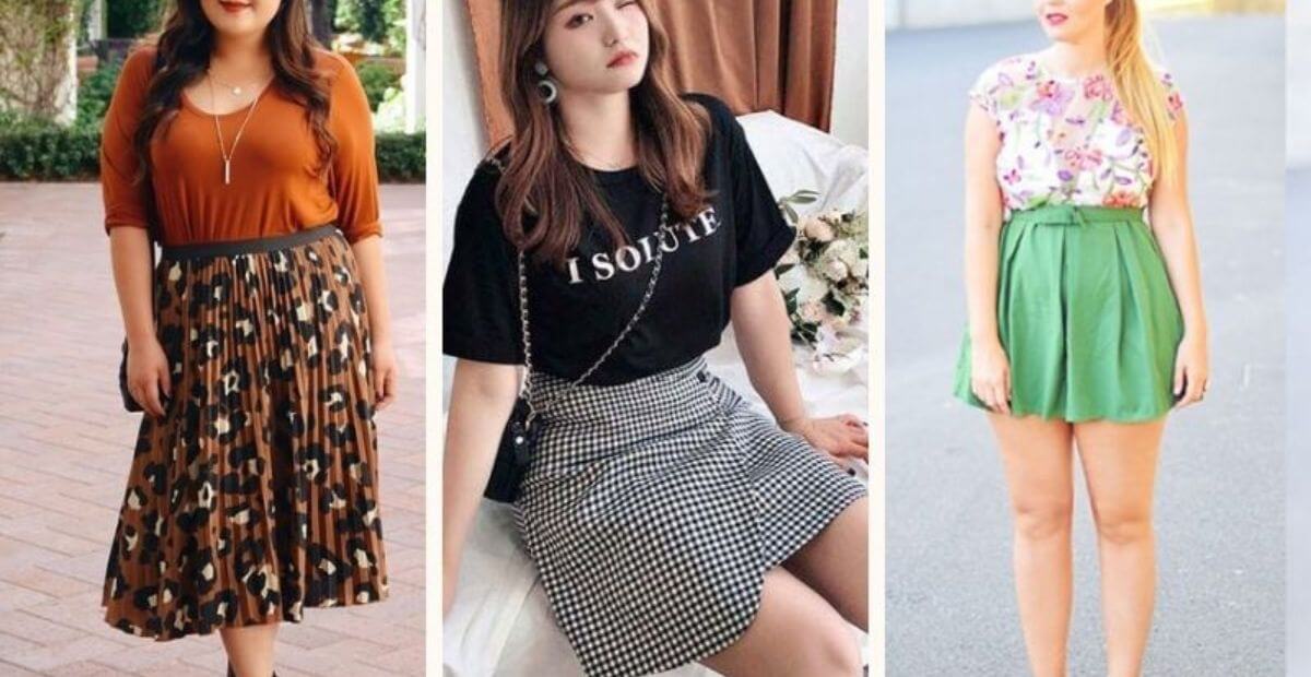 Váy xếp ly dọc, hoa nhí và tông màu trầm