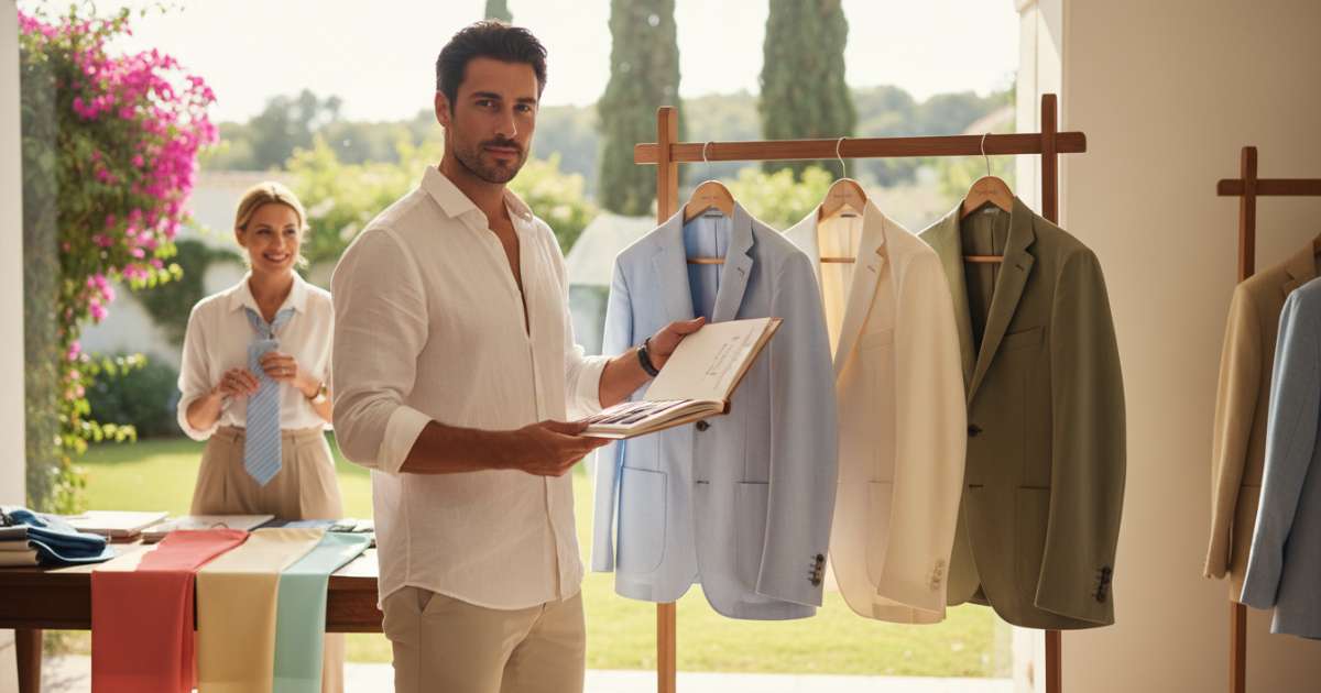 Choosing Colors for Summer Wedding Attire for Groom