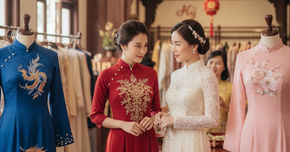 Choosing Your Perfect Traditional Vietnamese Dress Wedding Gown