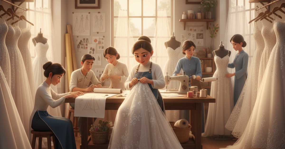 Craftsmanship and Quality at a Leading Vietnam Bridal Brand