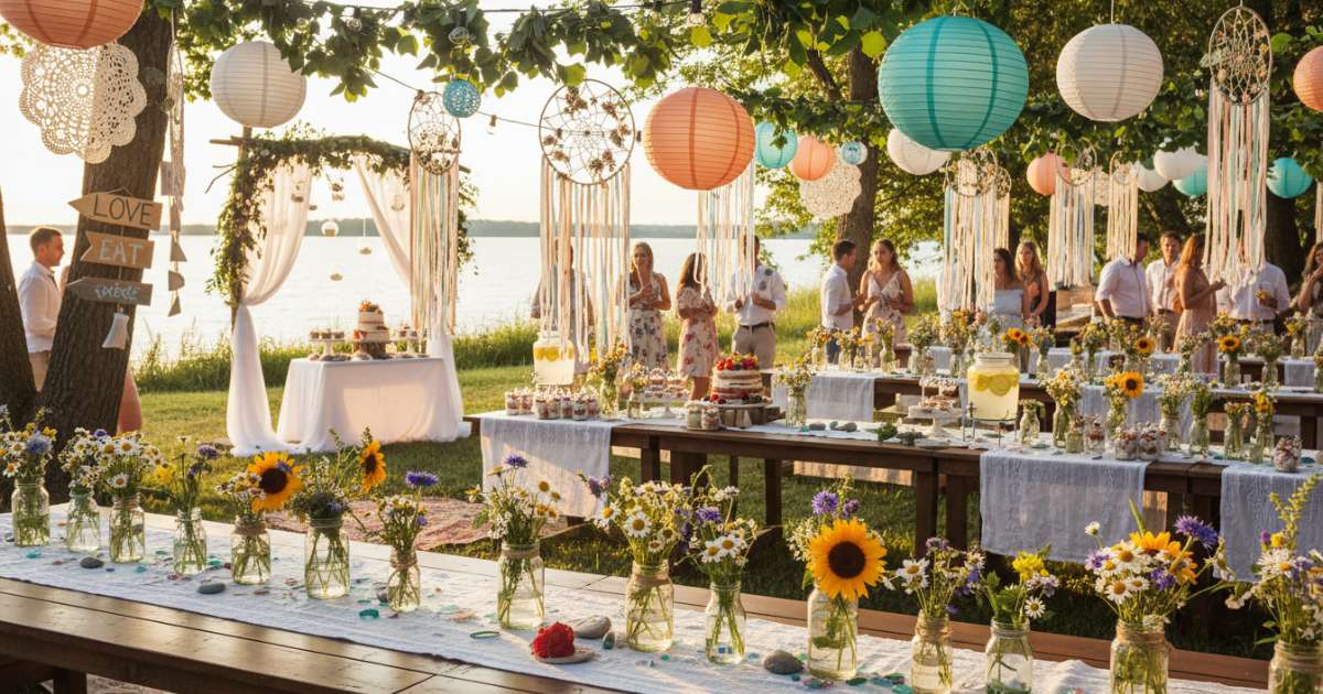 Creative Decoration Ideas for a DIY summer wedding