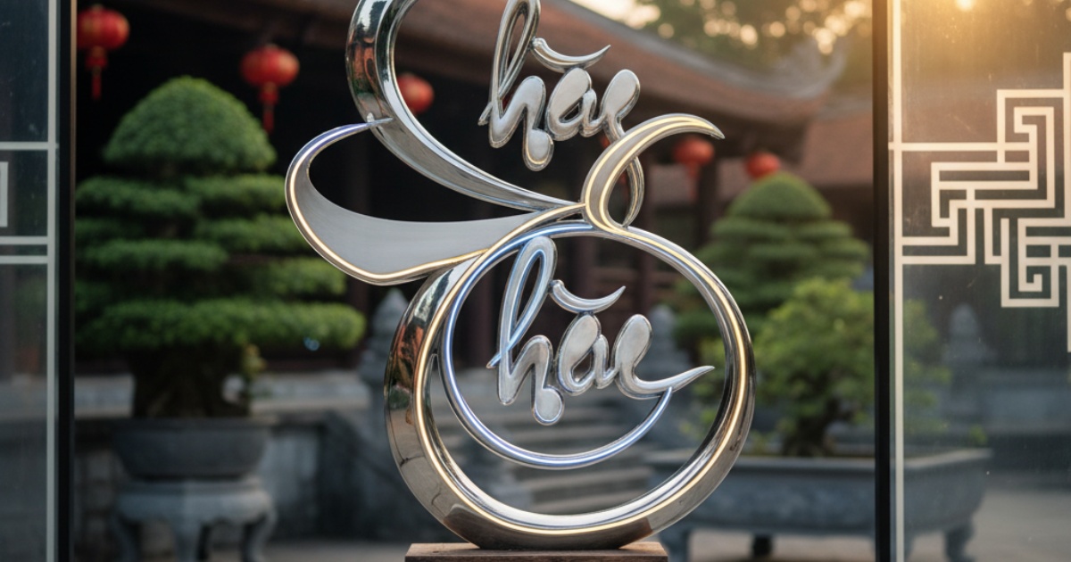 Integrating Modernity with Classic Vietnamese Wedding Fonts