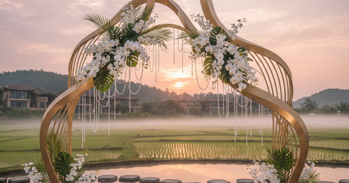 Modern Interpretations of the Vietnamese Wedding Arch