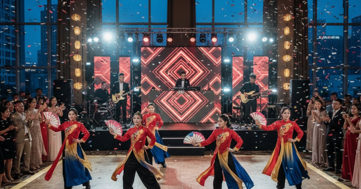 Modern Music and Dance for Vietnamese Wedding Entertainment