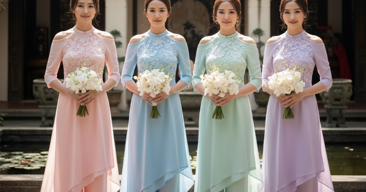 Modern Trends in Vietnamese Bridesmaid Dress Design