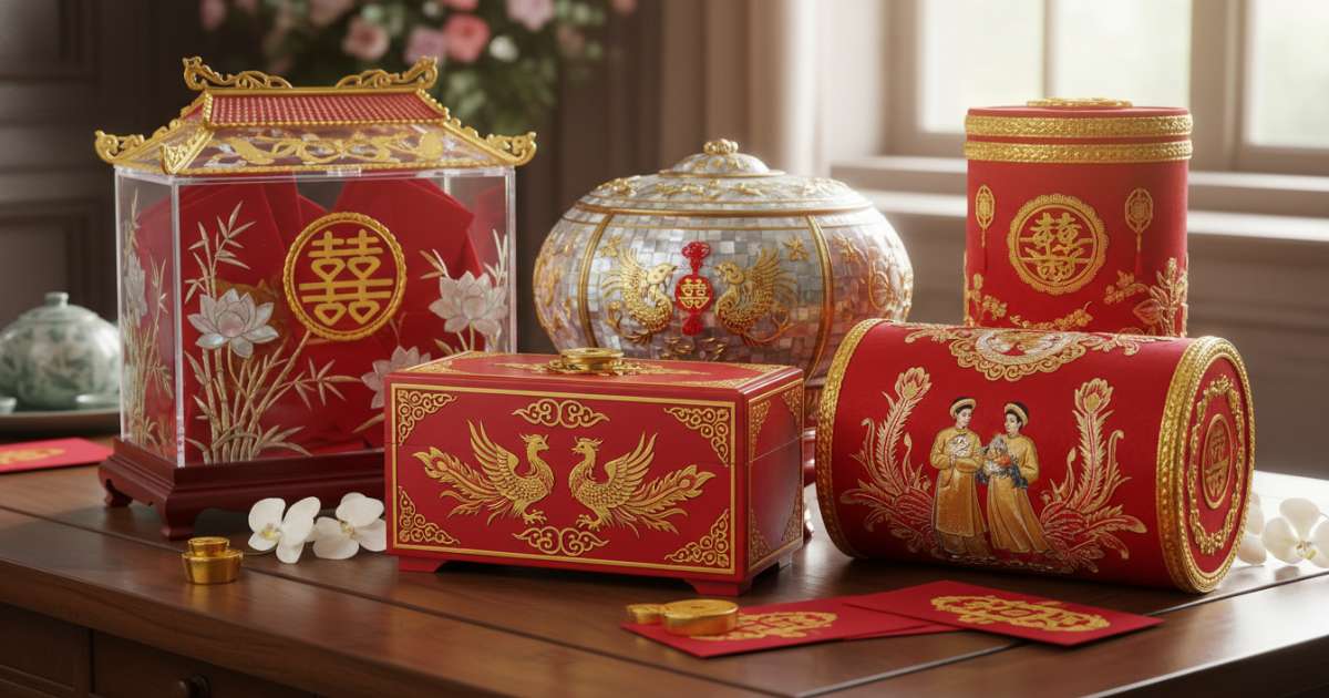 Popular Designs for a Vietnamese Wedding Money Box