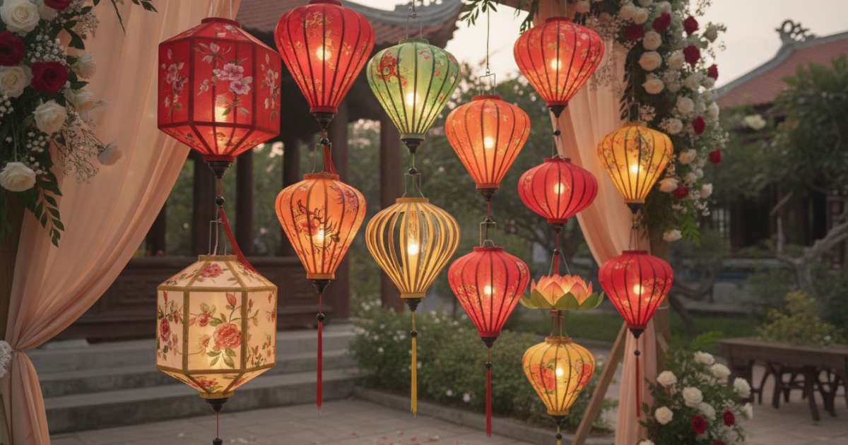 Popular Types of Vietnamese Wedding Lanterns