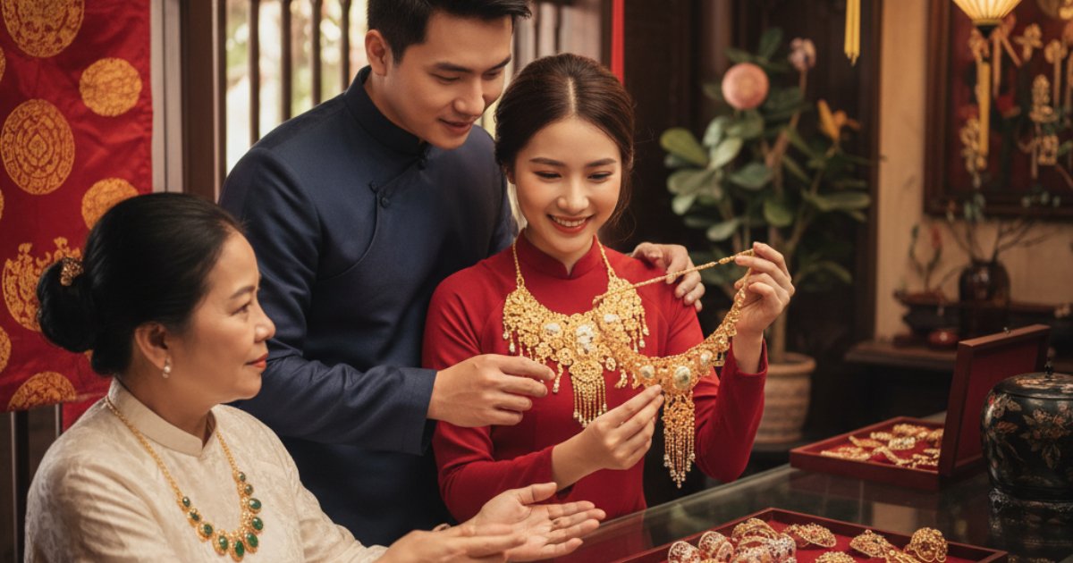 Selecting Authentic Traditional Vietnamese Wedding Jewelry