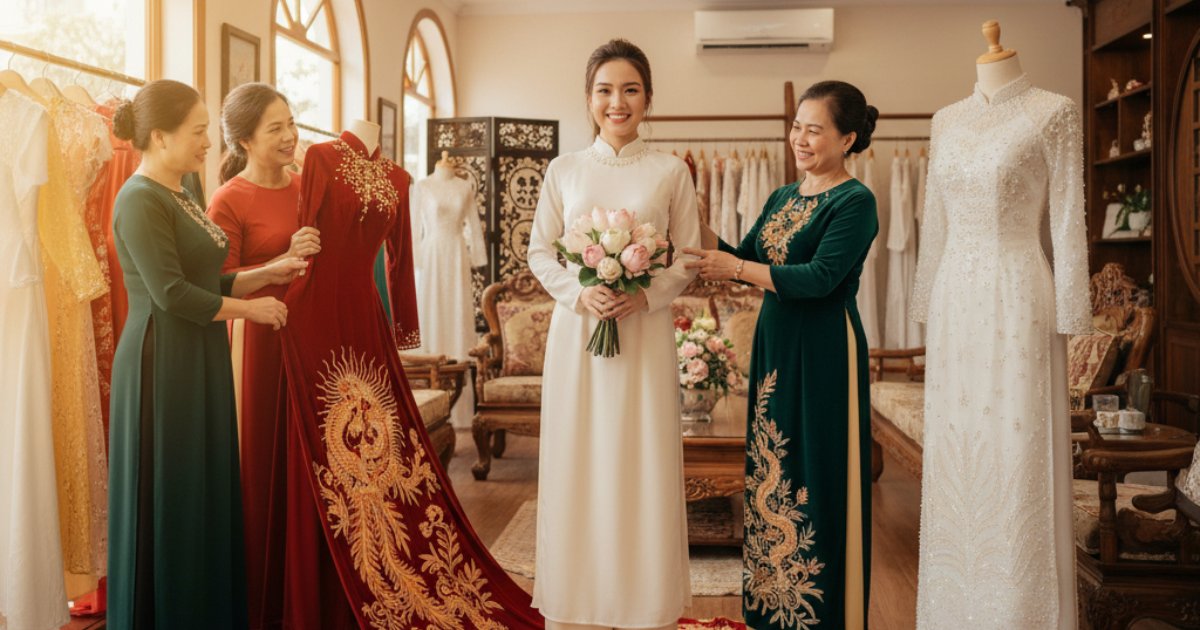 Selecting Your Ideal Vietnamese Bridal Outfit