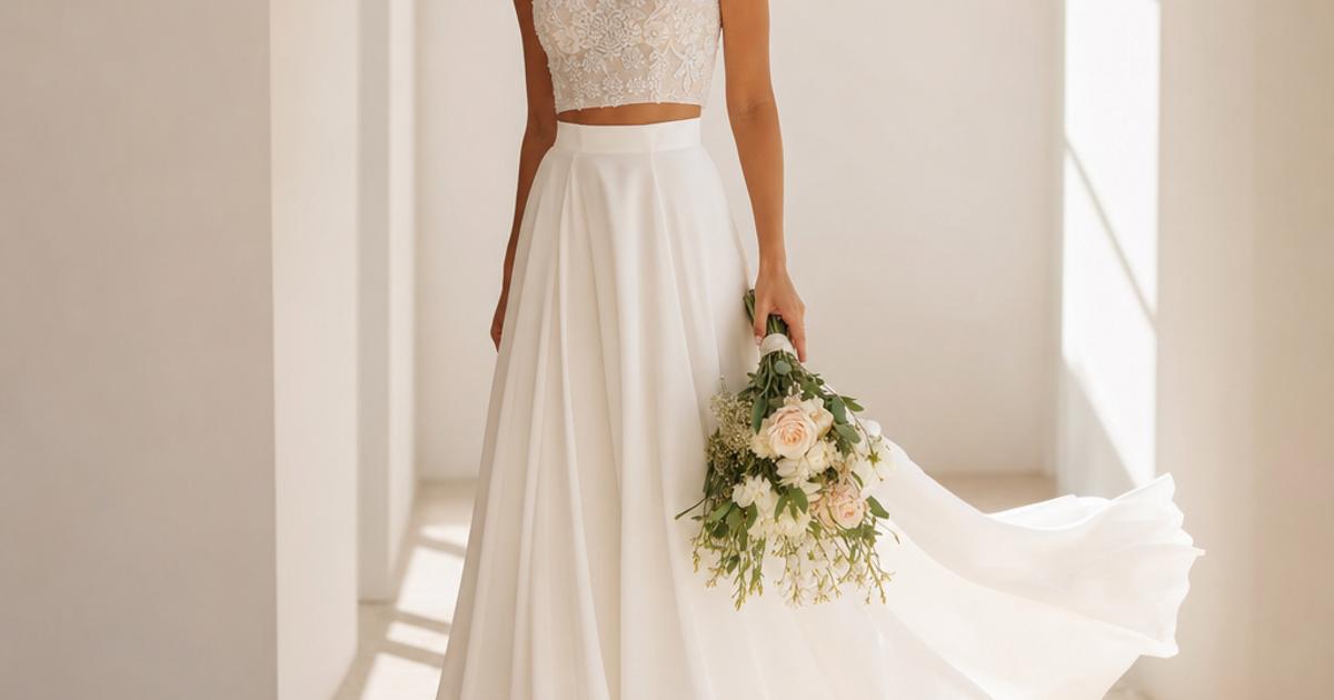 summer wedding 2 piece set 2