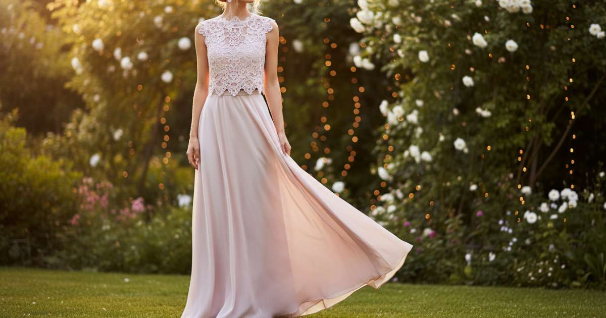 summer wedding 2 piece set