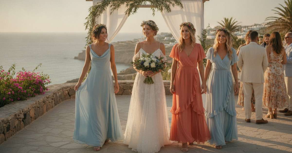 summer wedding abroad dresses