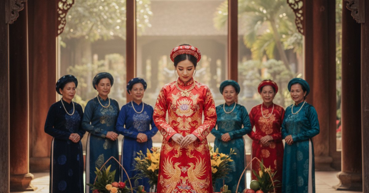 The Cultural Significance of the Vietnamese Bridal Overcoat