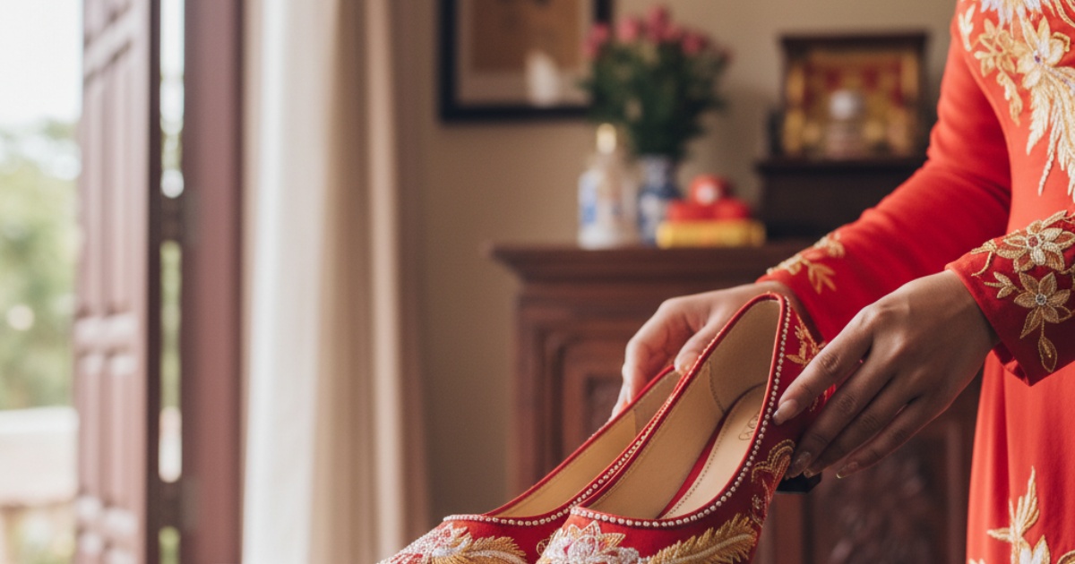 The Cultural Significance of Vietnamese Bridal Footwear
