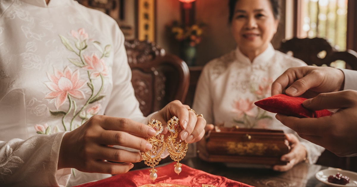 The Cultural Significance of Vietnamese Wedding Earrings The Cultural Significance of Vietnamese Wedding Earrings