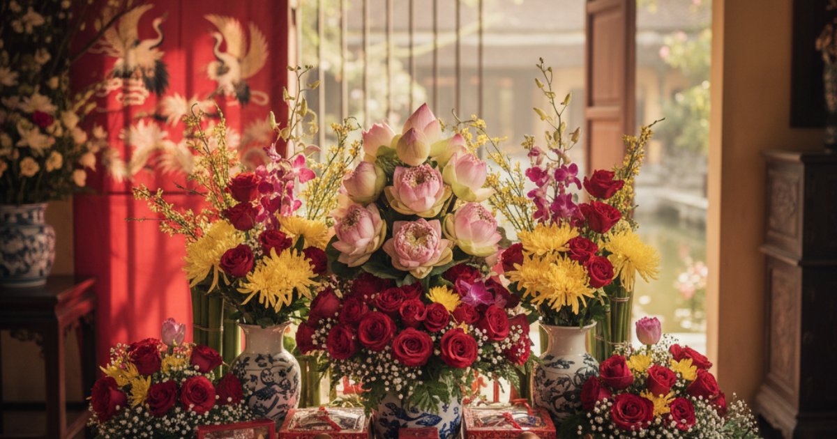 The Cultural Significance of Vietnamese Wedding Flowers