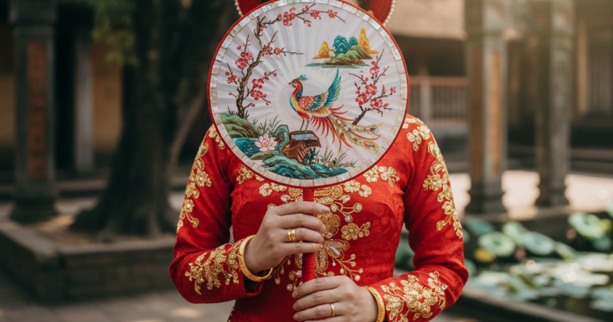 The Deep Cultural Roots of the Vietnamese Bridal Fan