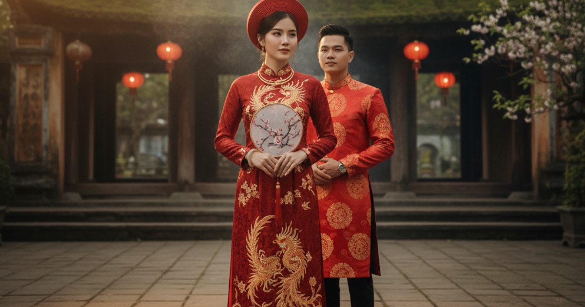 The Enduring Charm of the Vietnamese Bridal Outfit
