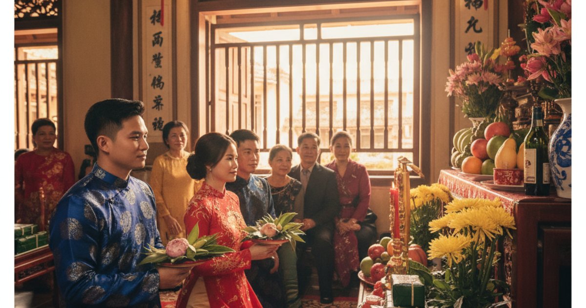 The Engagement Ceremony A Vietnamese Wedding Explained The Engagement Ceremony A Vietnamese Wedding Explained