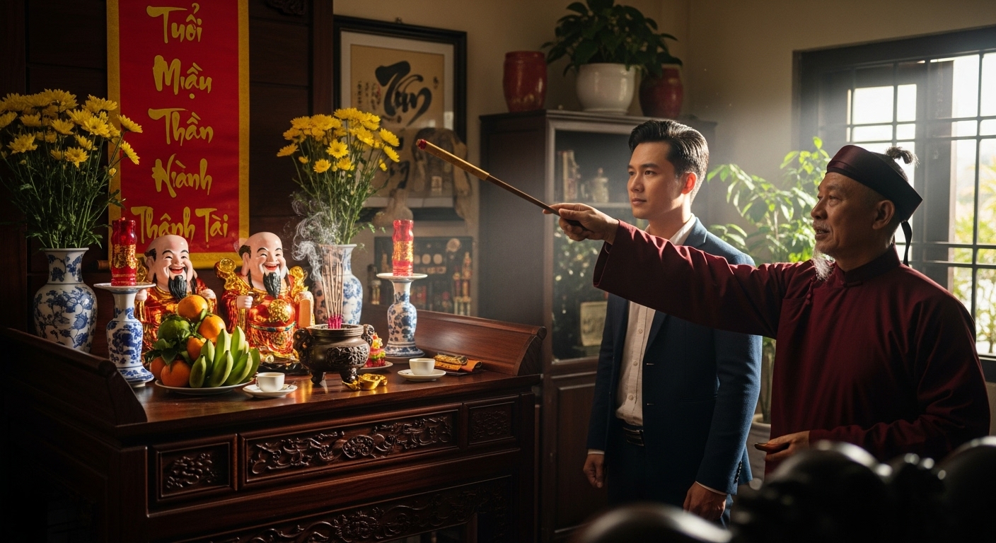 Tuổi Mậu Thìn đặt bàn thờ thần tài hướng nào để kinh doanh phát đạt?