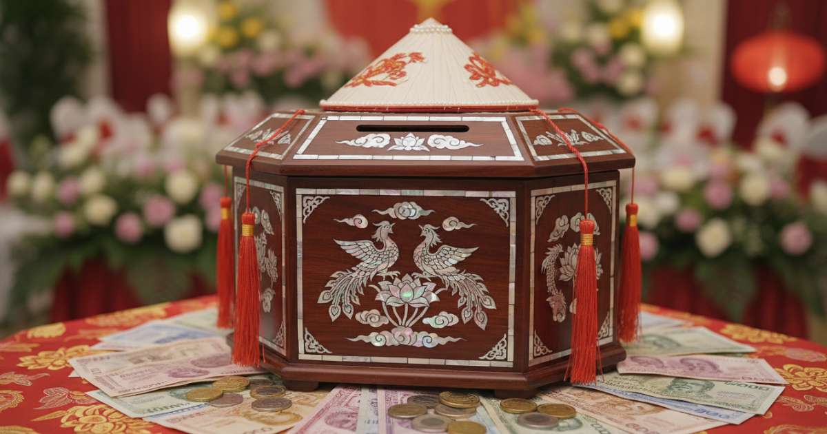 Vietnamese wedding money box