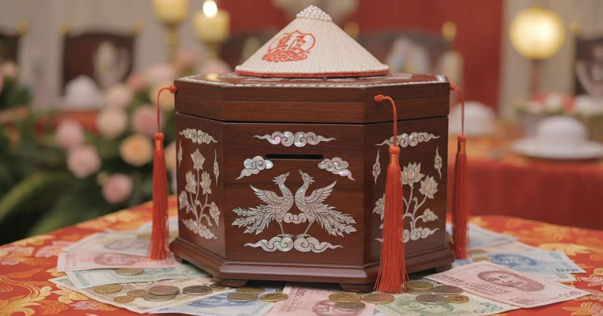 Vietnamese wedding money box
